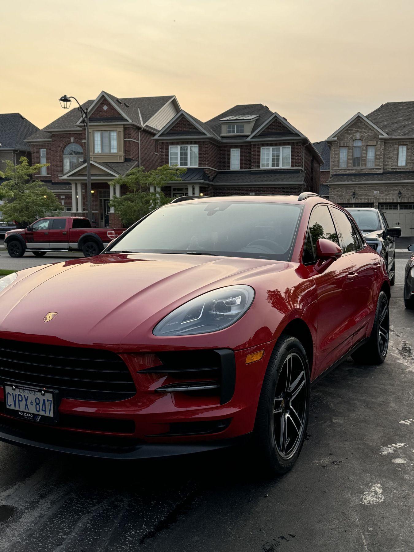 Porsche Macan after ceramic coating at Cosmo Car Customs